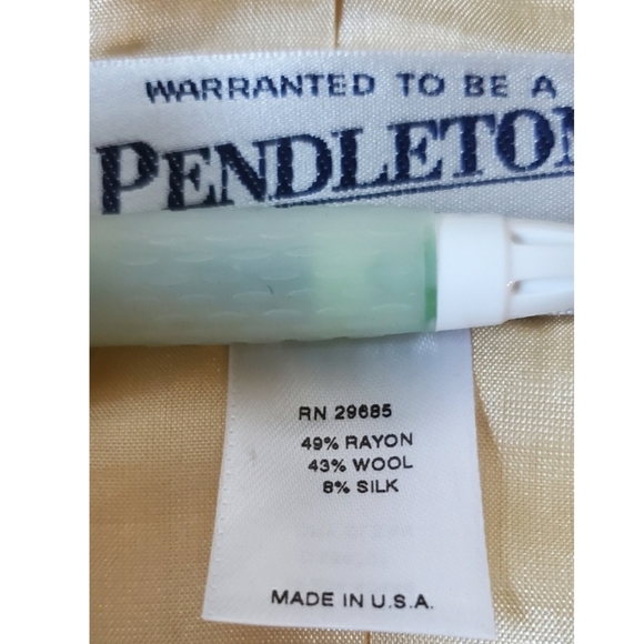 NYE SALE NEW Pendleton Silk Wool Plaid Suit SZ 14 - Picture 11 of 13